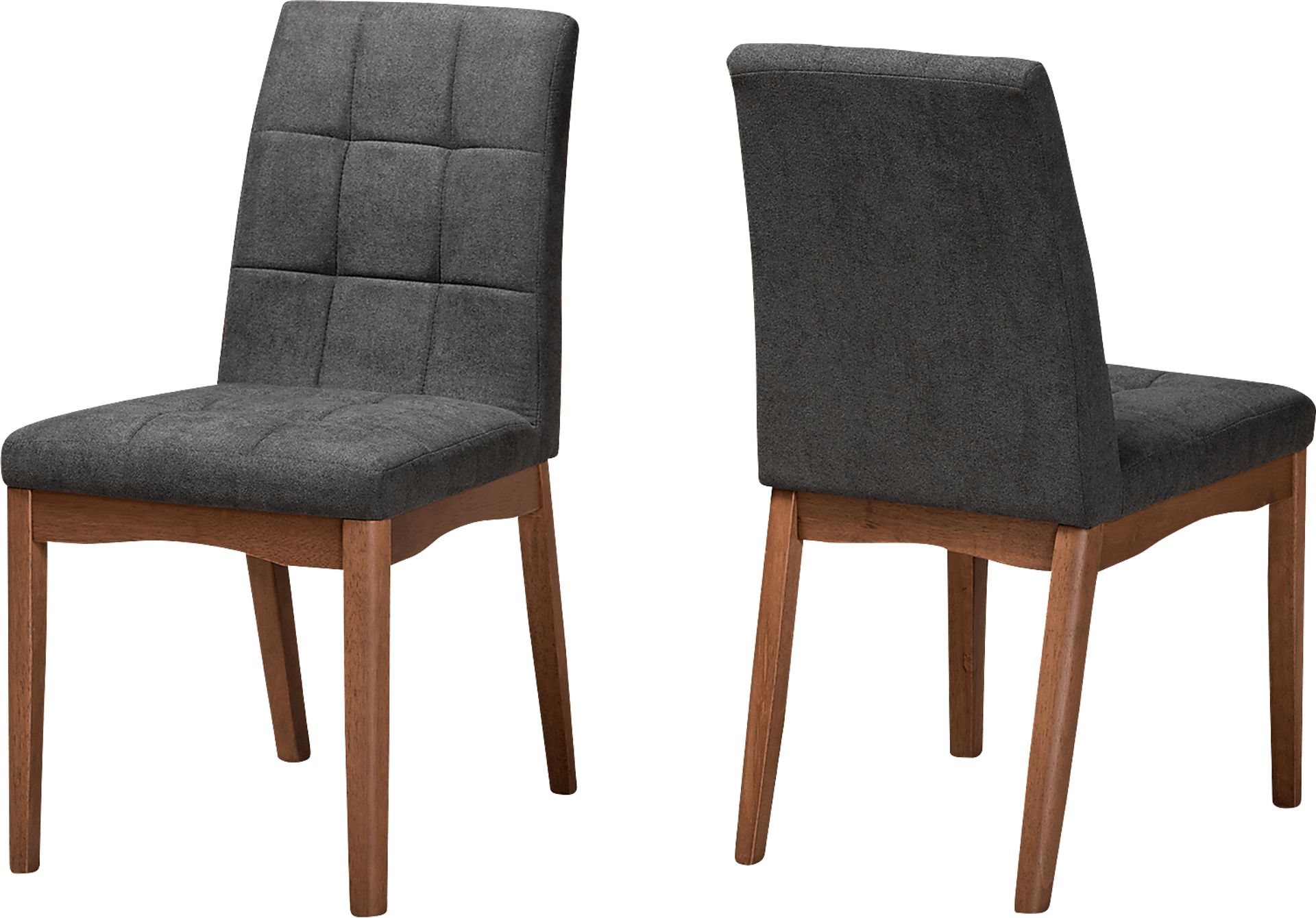 Gelston Dark Gray Side Chair, Set of 2 - Image 1