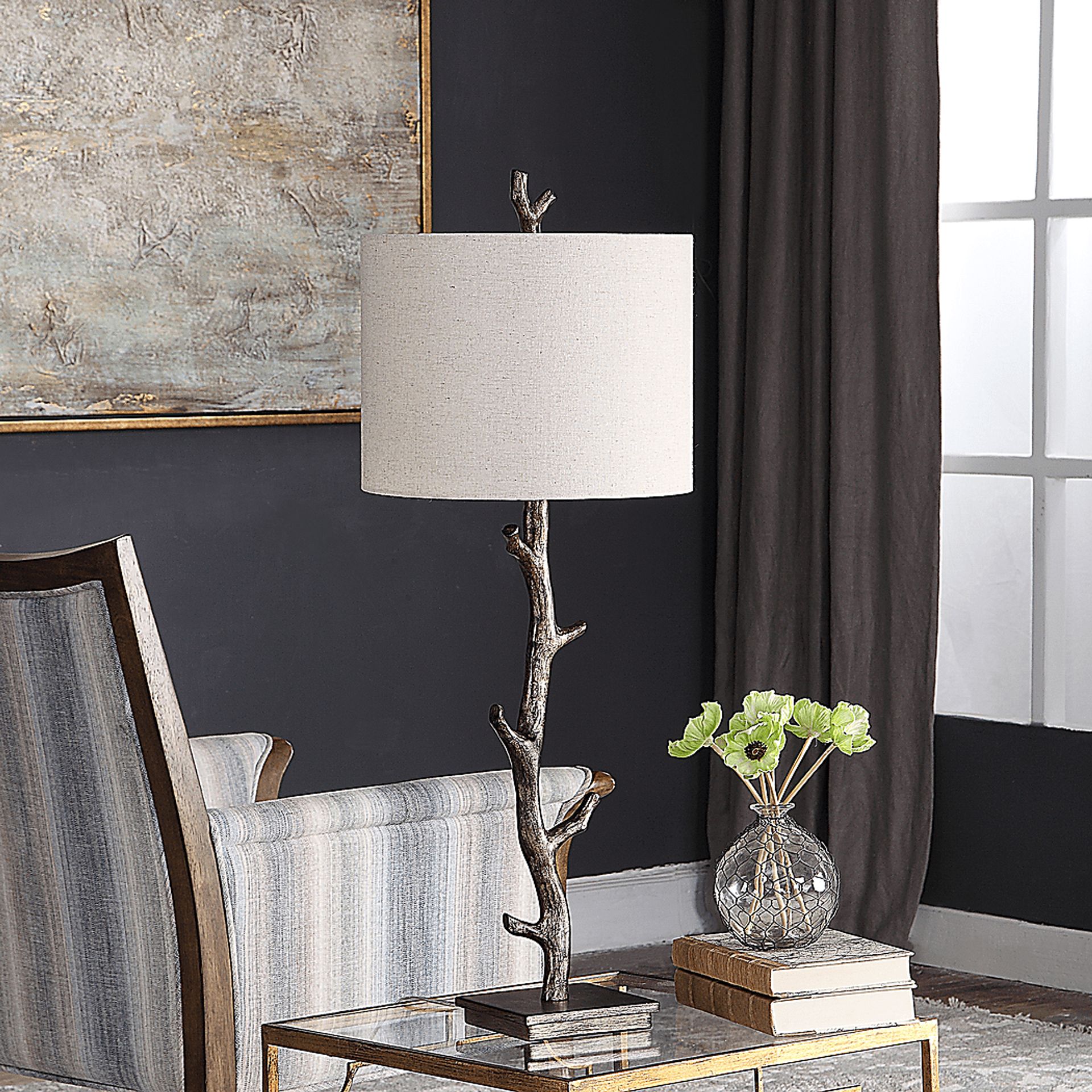 Gelston Drive Bronze Lamp - Image 5