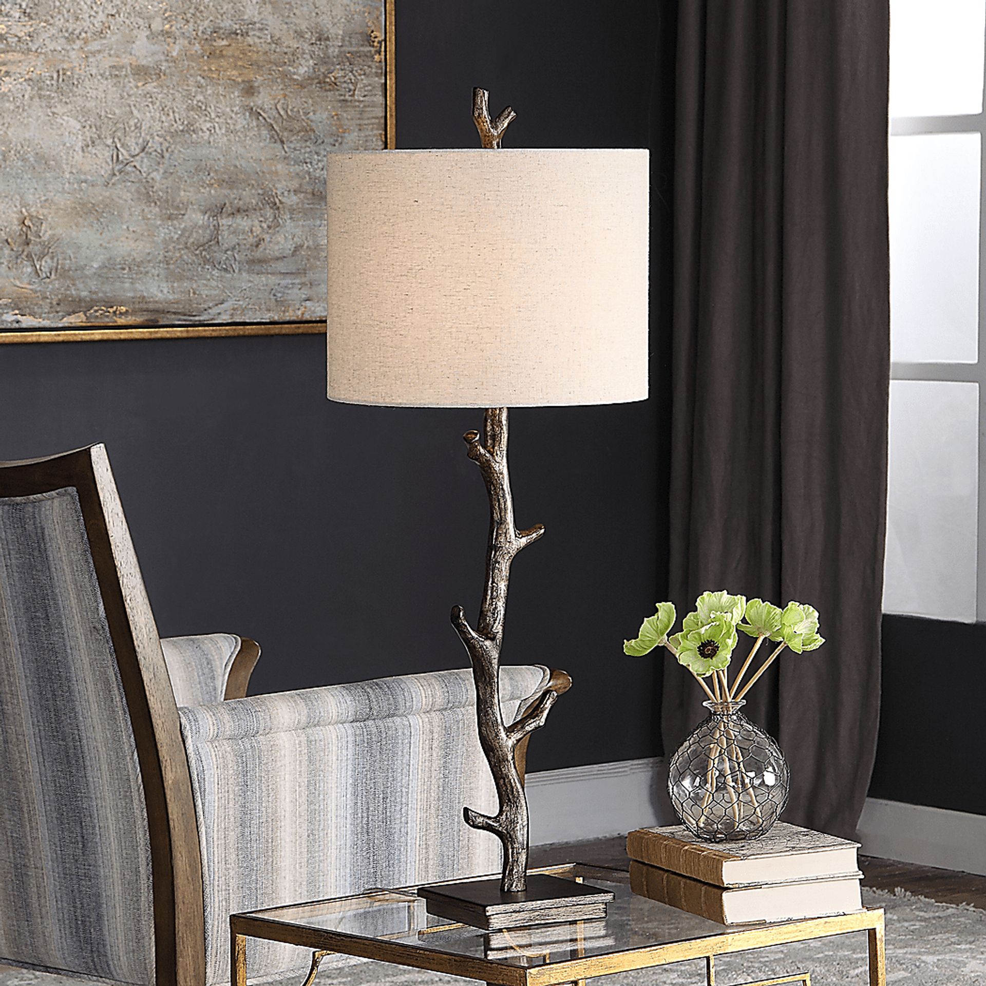 Gelston Drive Bronze Lamp - Image 6