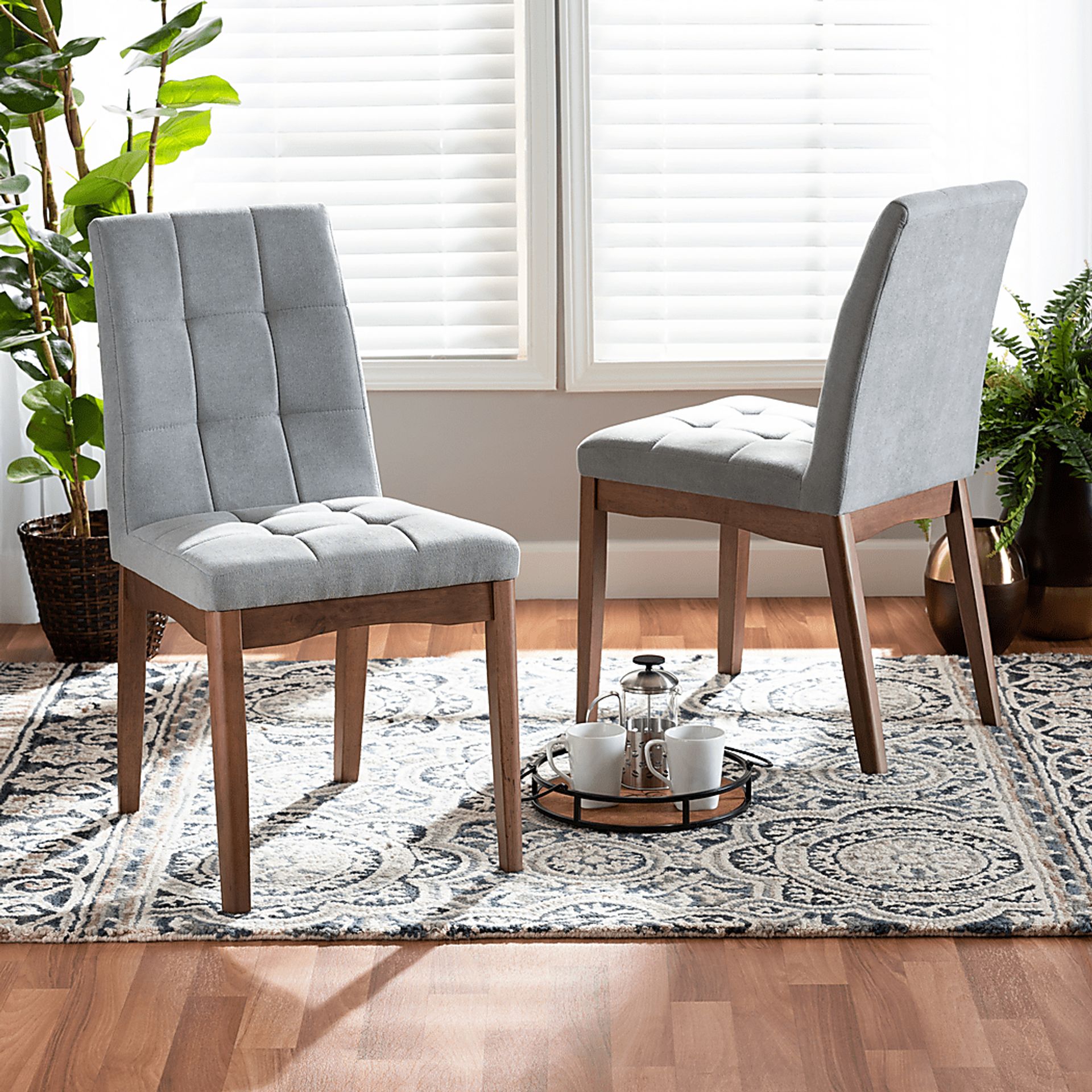 Gelston Light Gray Side Chair, Set of 2 - Image 6