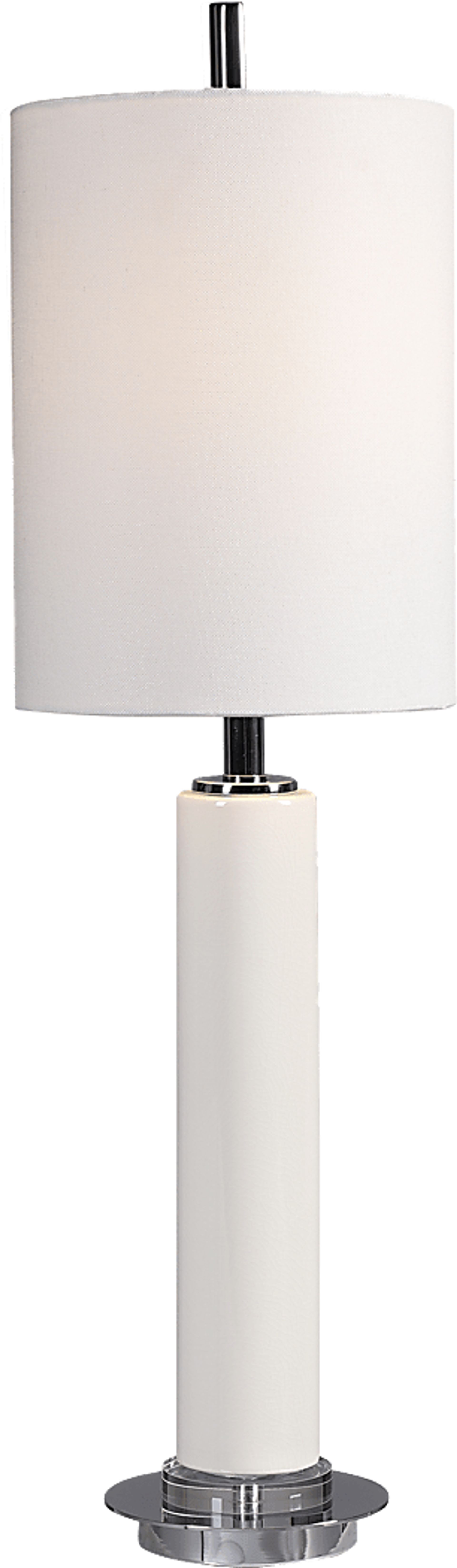 Gem Circle Ivory Lamp - Image 1