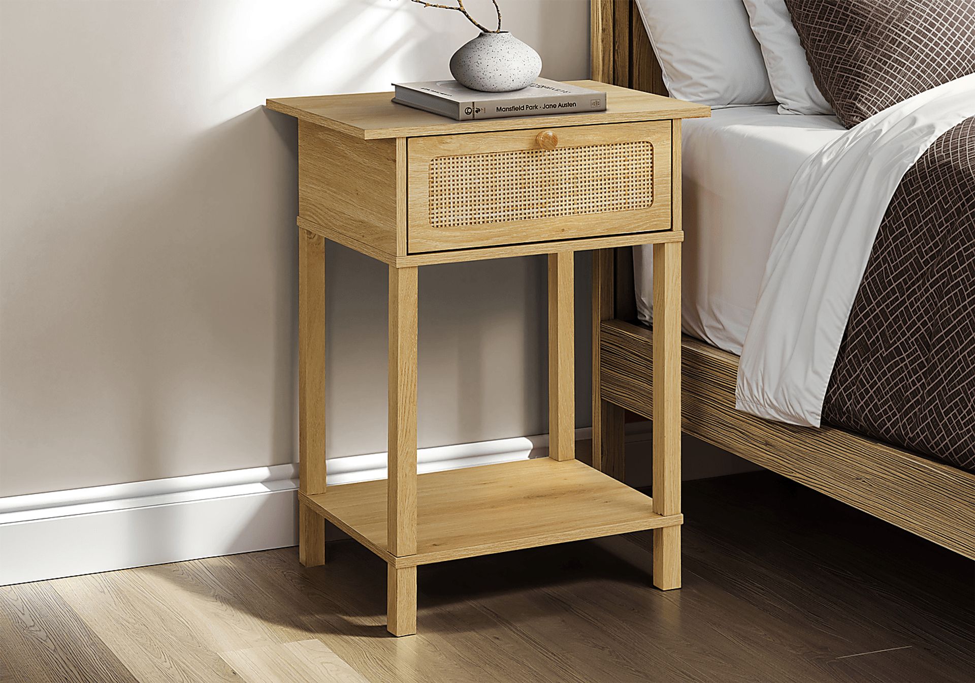 Gembat Natural Nightstand - Image 3