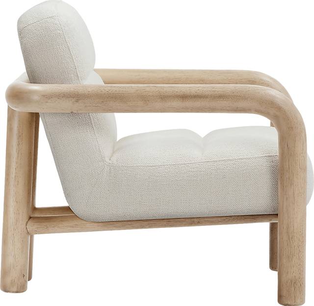 Gemedia II Cream Accent Chair - Thumbnail - Image 3