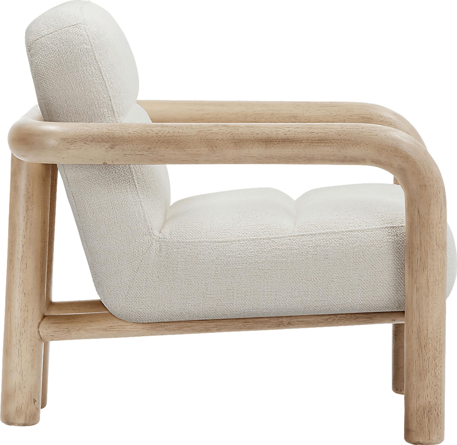 Gemedia II Cream Accent Chair - Image 3