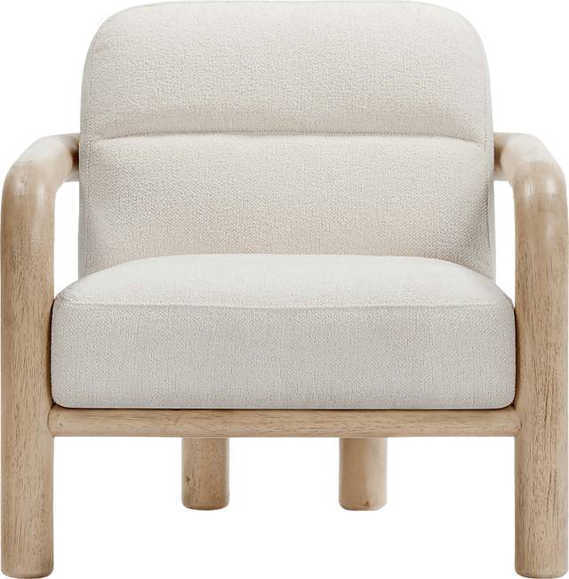 Gemedia II Cream Accent Chair - Thumbnail - Image 4