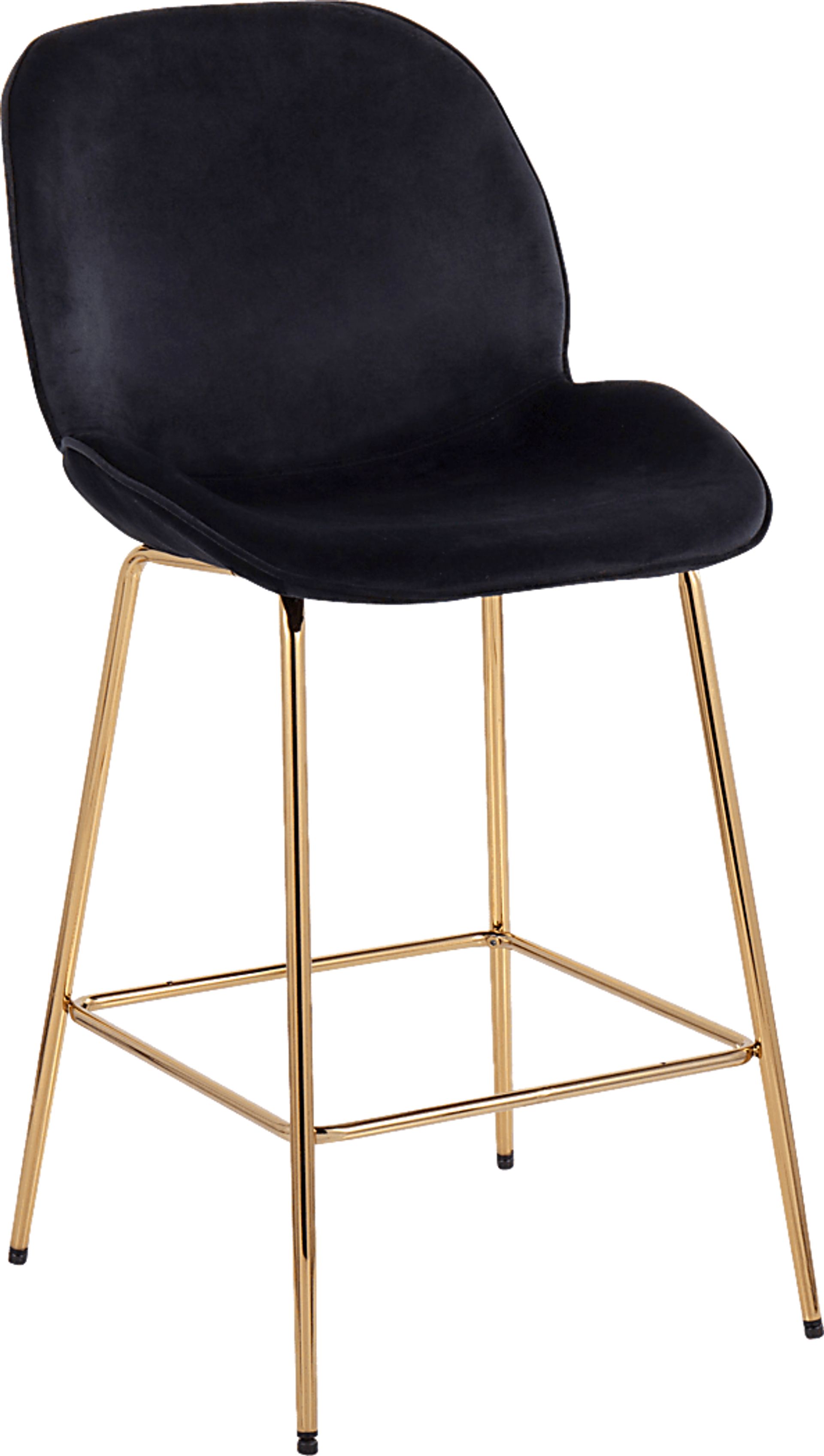 Gemma Faye Black Counter Height Stool, Set of 2 - Image 2