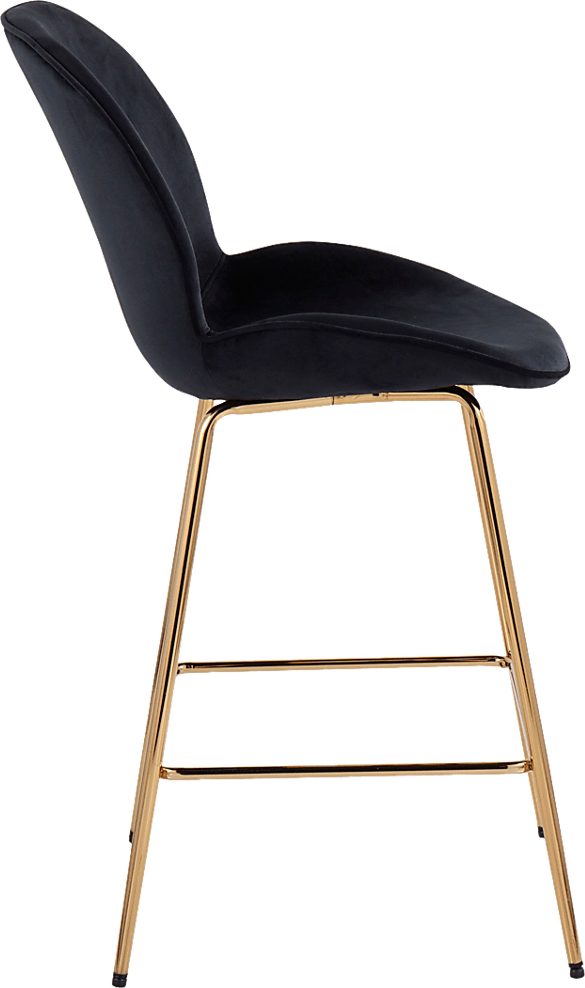 Gemma Faye Black Counter Height Stool, Set of 2 - Image 3