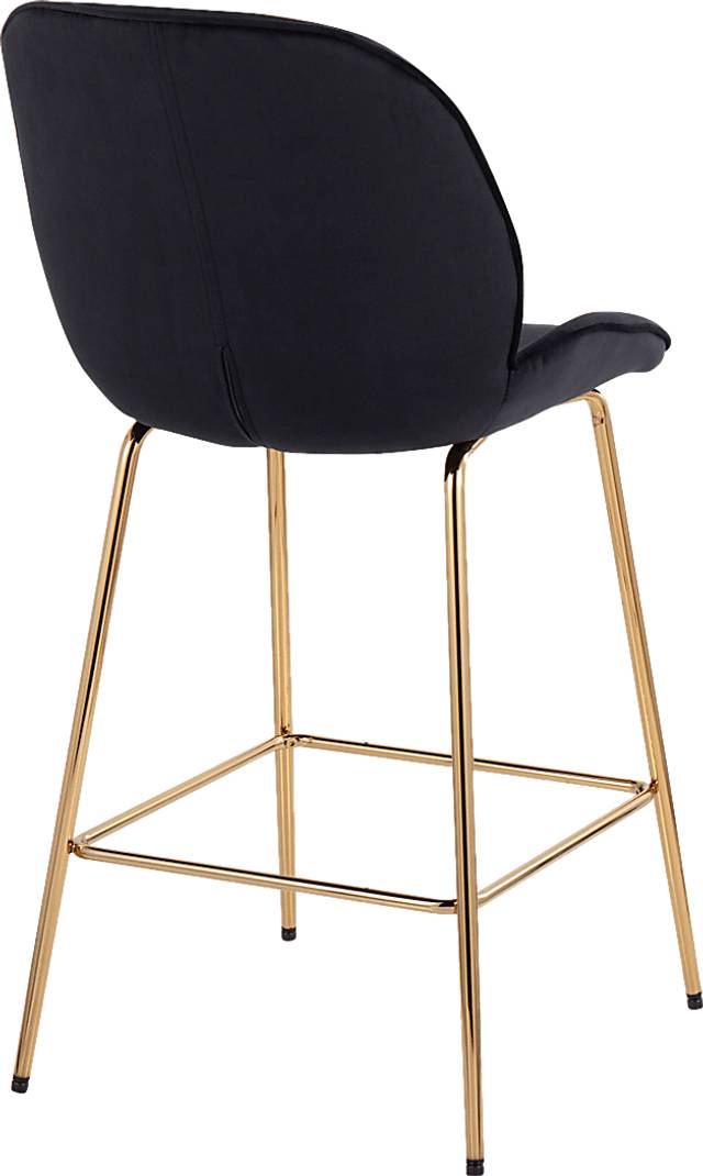 Gemma Faye Black Counter Height Stool, Set of 2 - Thumbnail - Image 4