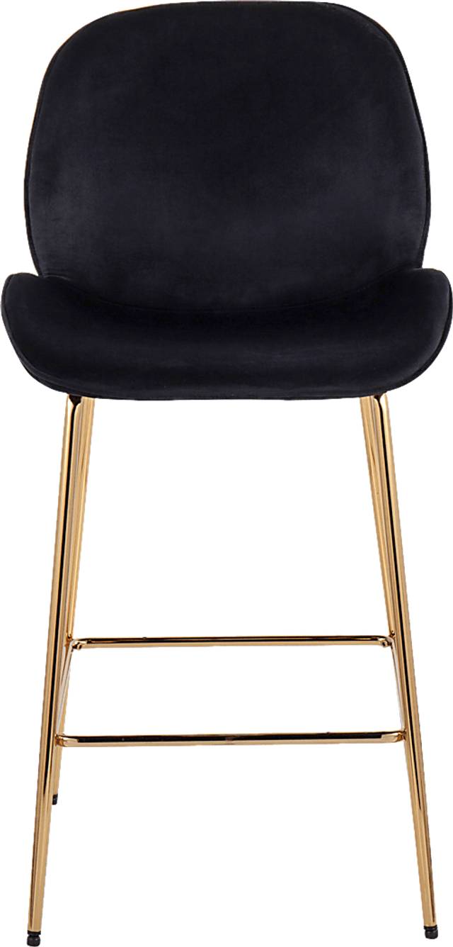 Gemma Faye Black Counter Height Stool, Set of 2 - Thumbnail - Image 6