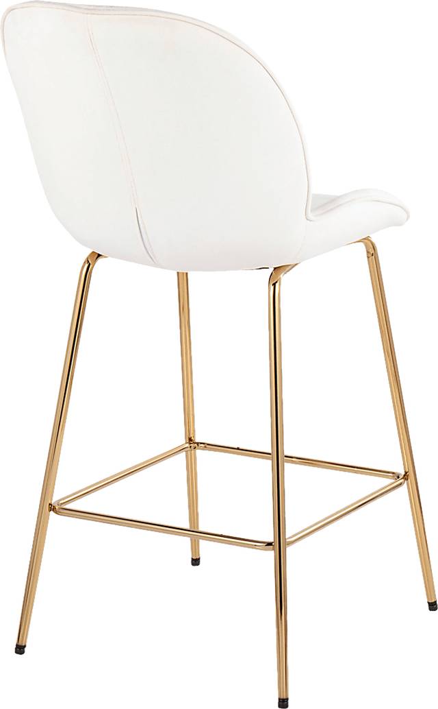 Gemma Faye Cream Counter Height Stool, Set of 2 - Thumbnail - Image 4