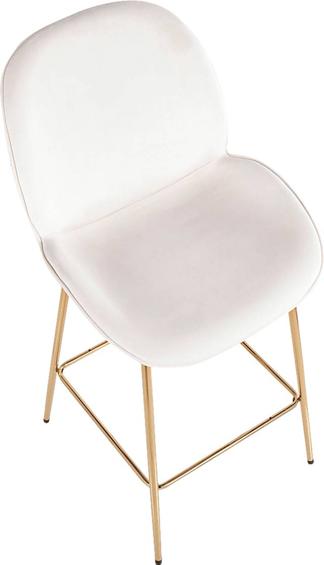 Gemma Faye Cream Counter Height Stool, Set of 2 - Thumbnail - Image 7