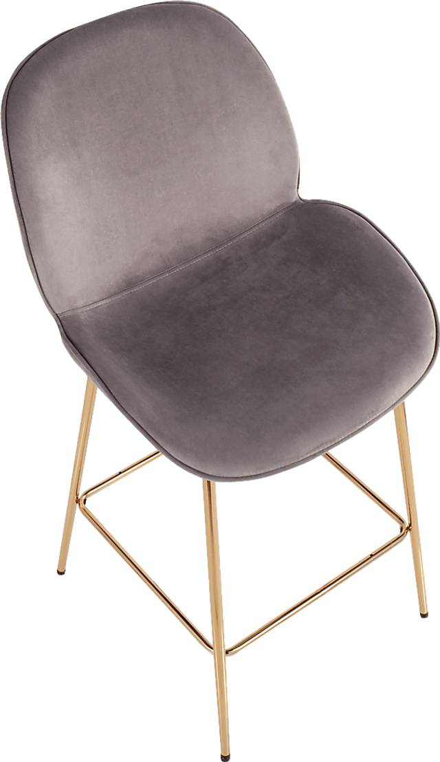 Gemma Faye Gray Counter Height Stool, Set of 2 - Thumbnail - Image 7