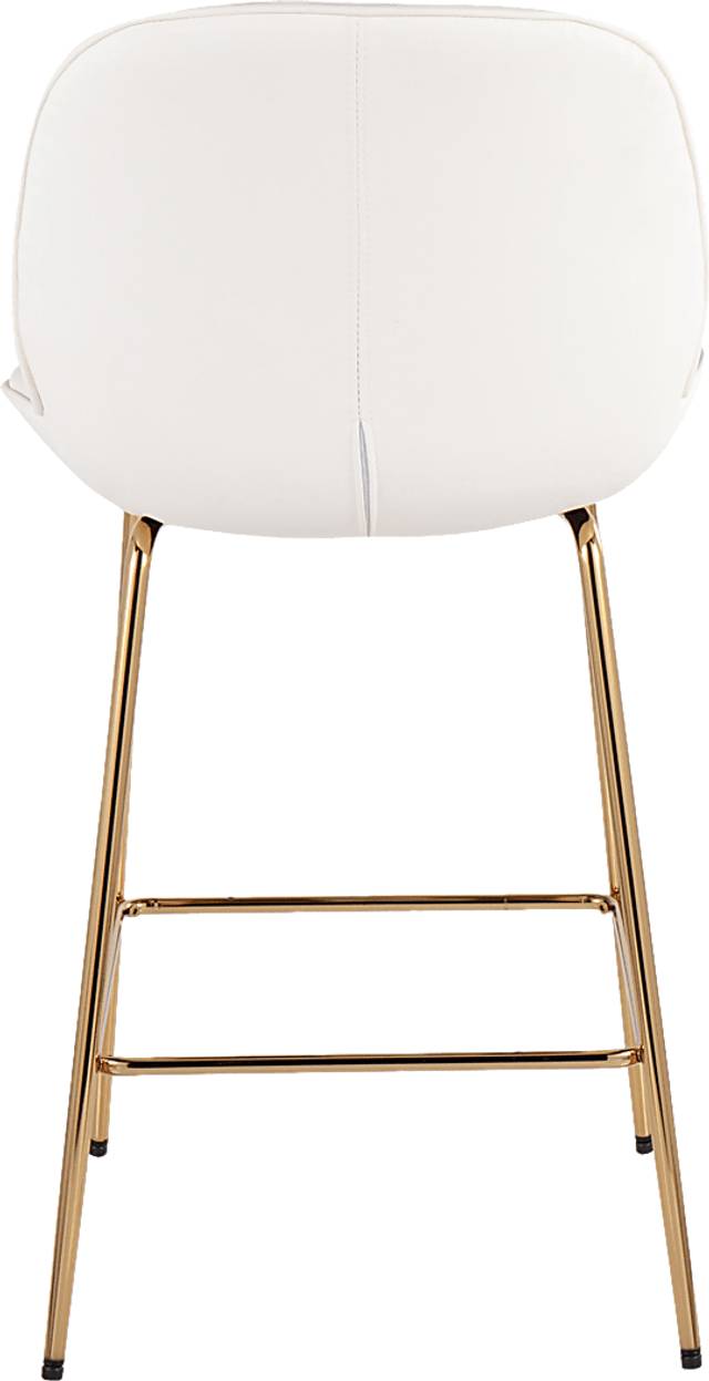 Gemma Faye White Counter Height Stool, Set of 2 - Thumbnail - Image 5