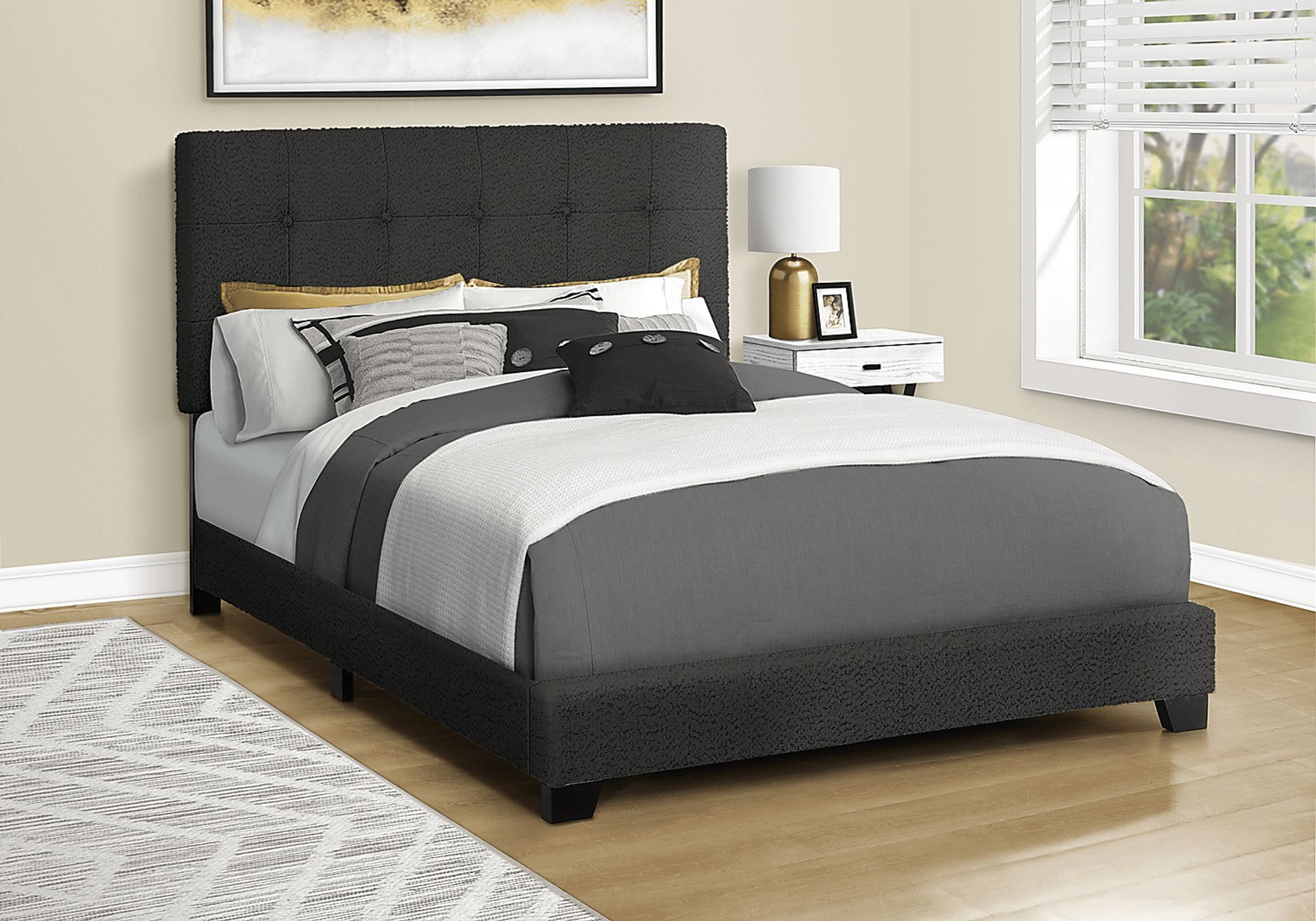 Gemmart Black Full Bed - Image 2
