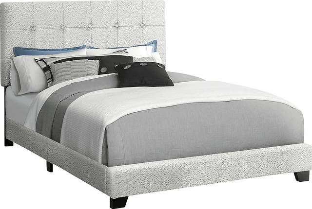 Gemmart Light Gray Full Bed - Thumbnail - Image 1