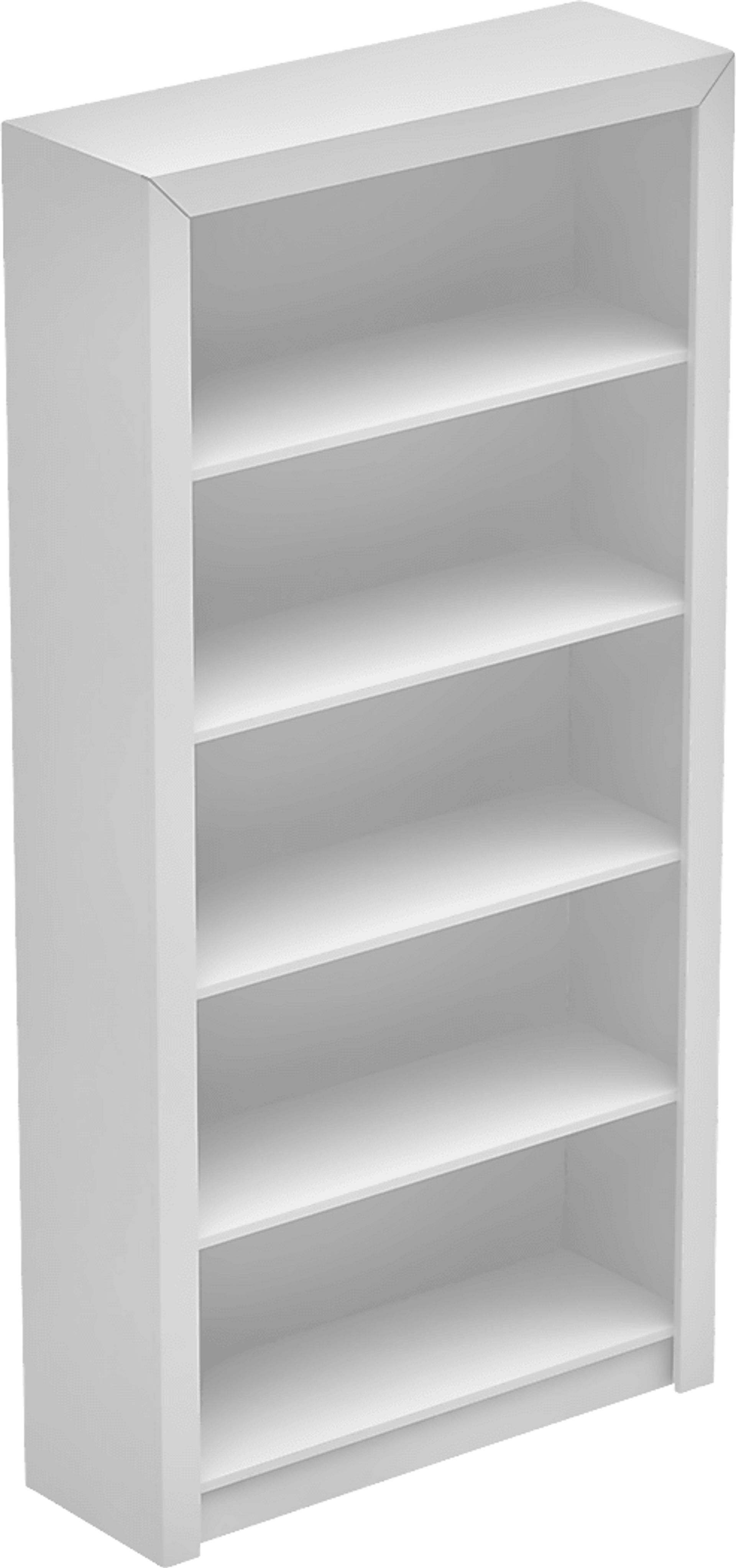 Gemshade White Bookcase - Image 1
