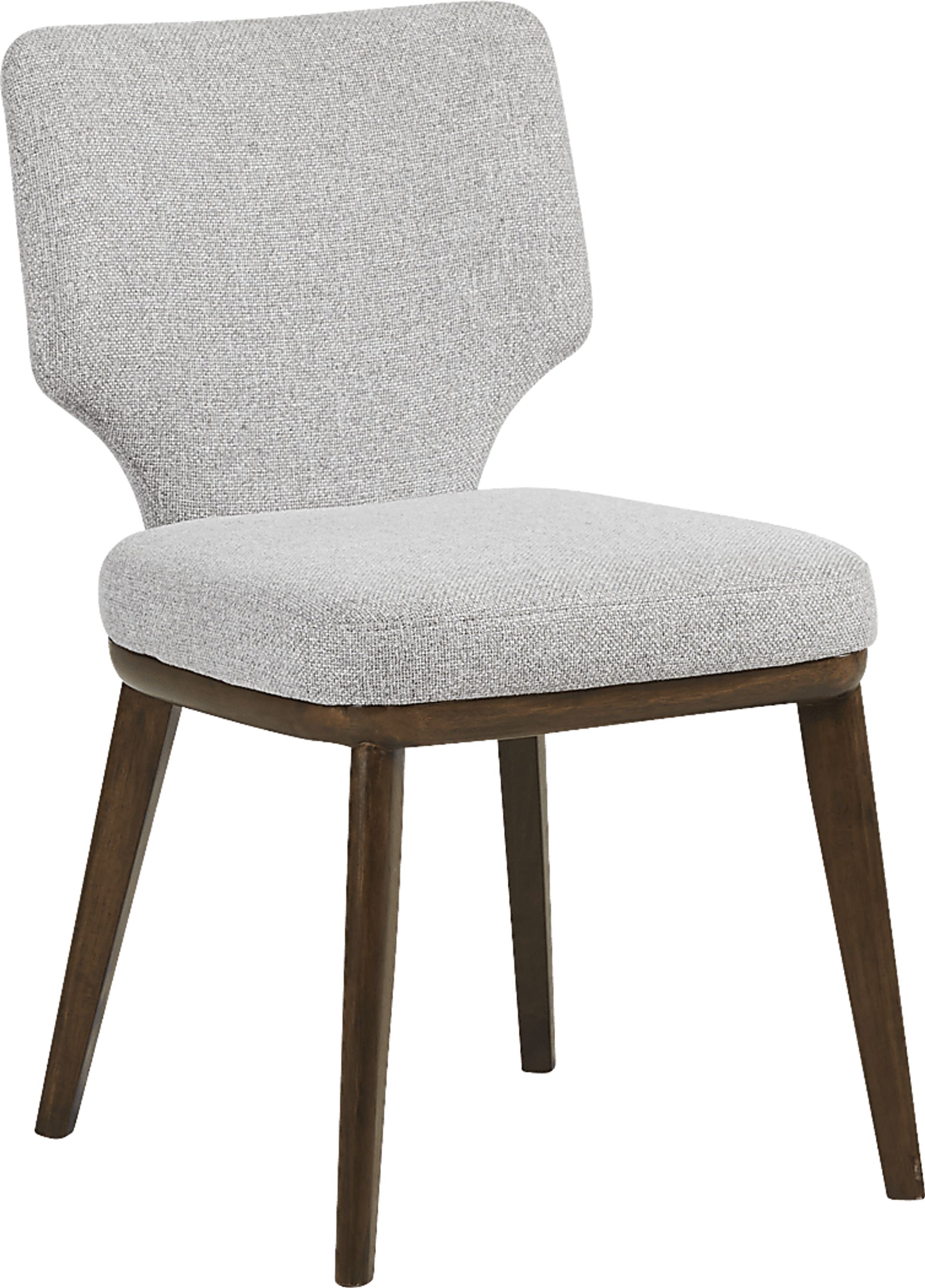 Genaro Brown 5 Pc Dining Room with Gray Chairs - Image 4