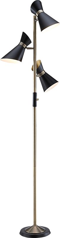 Genesee Gate Black Floor Lamp