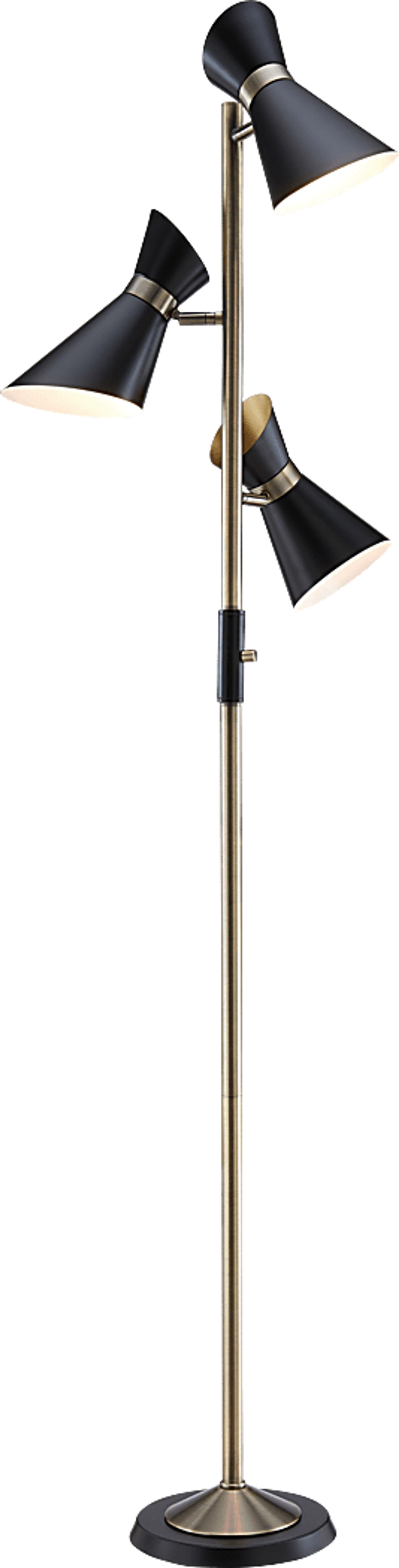 Genesee Gate Black Floor Lamp - Image 1