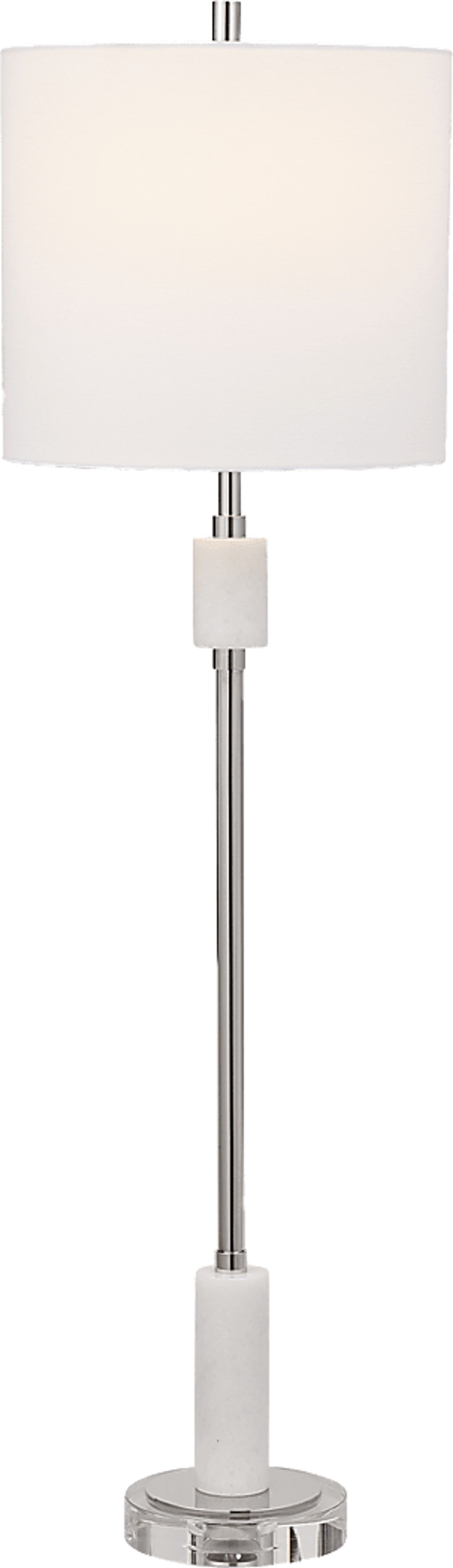 Genesee Lane White Lamp - Image 1