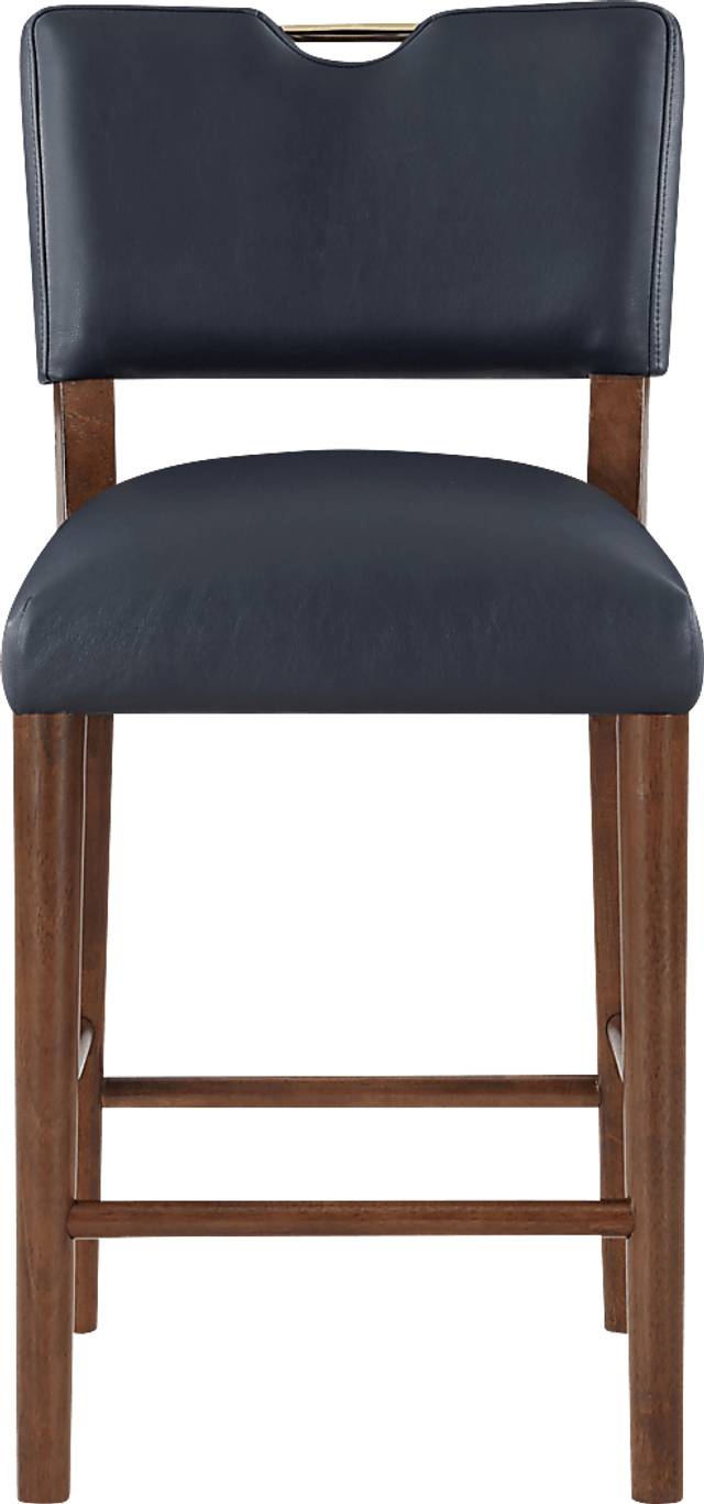 Genest Dark Blue Barstool - Thumbnail - Image 5
