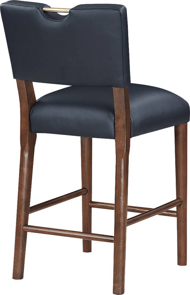 Genest Dark Blue Barstool - Thumbnail - Image 9