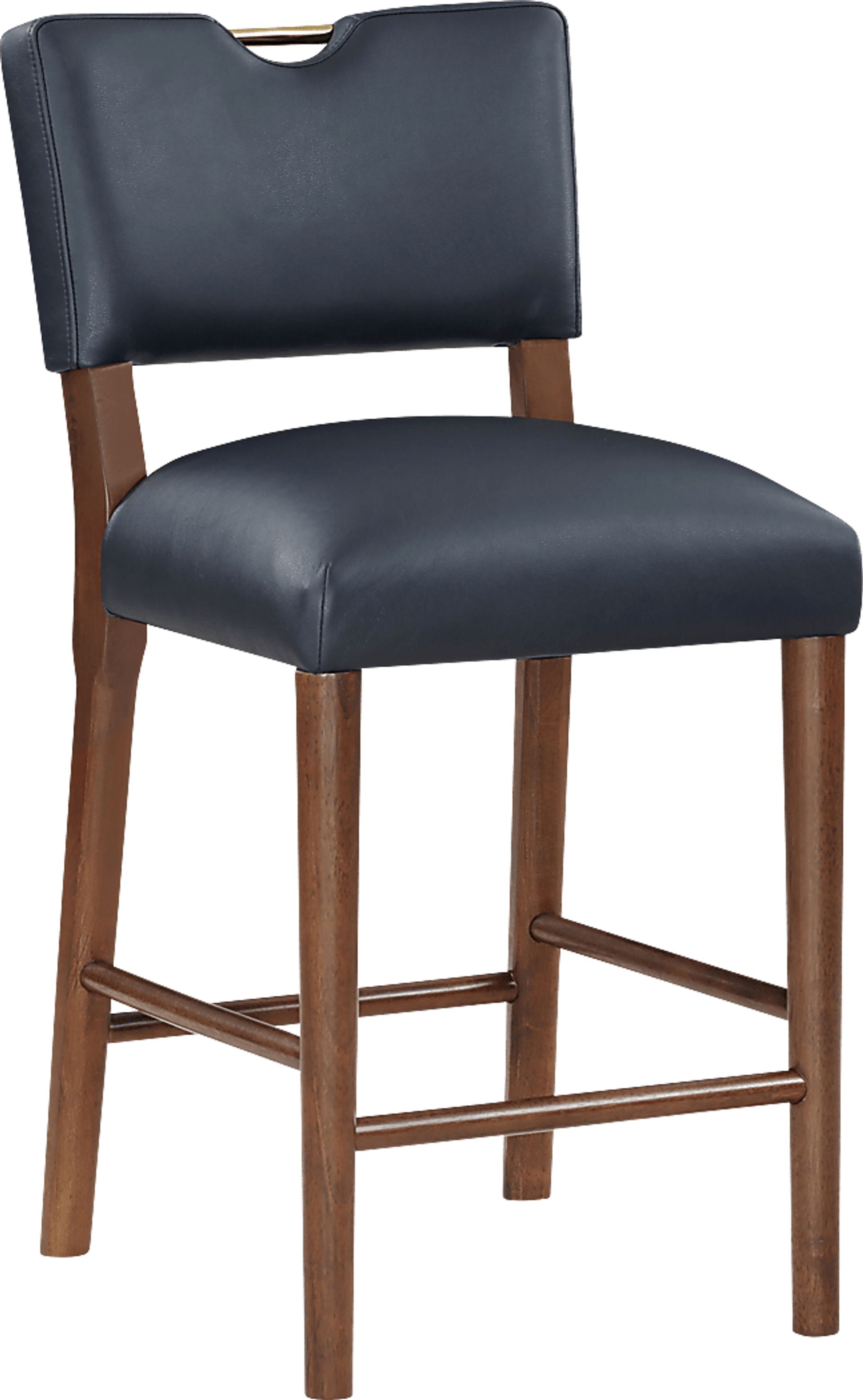 Genest Dark Blue Barstool - Image 1