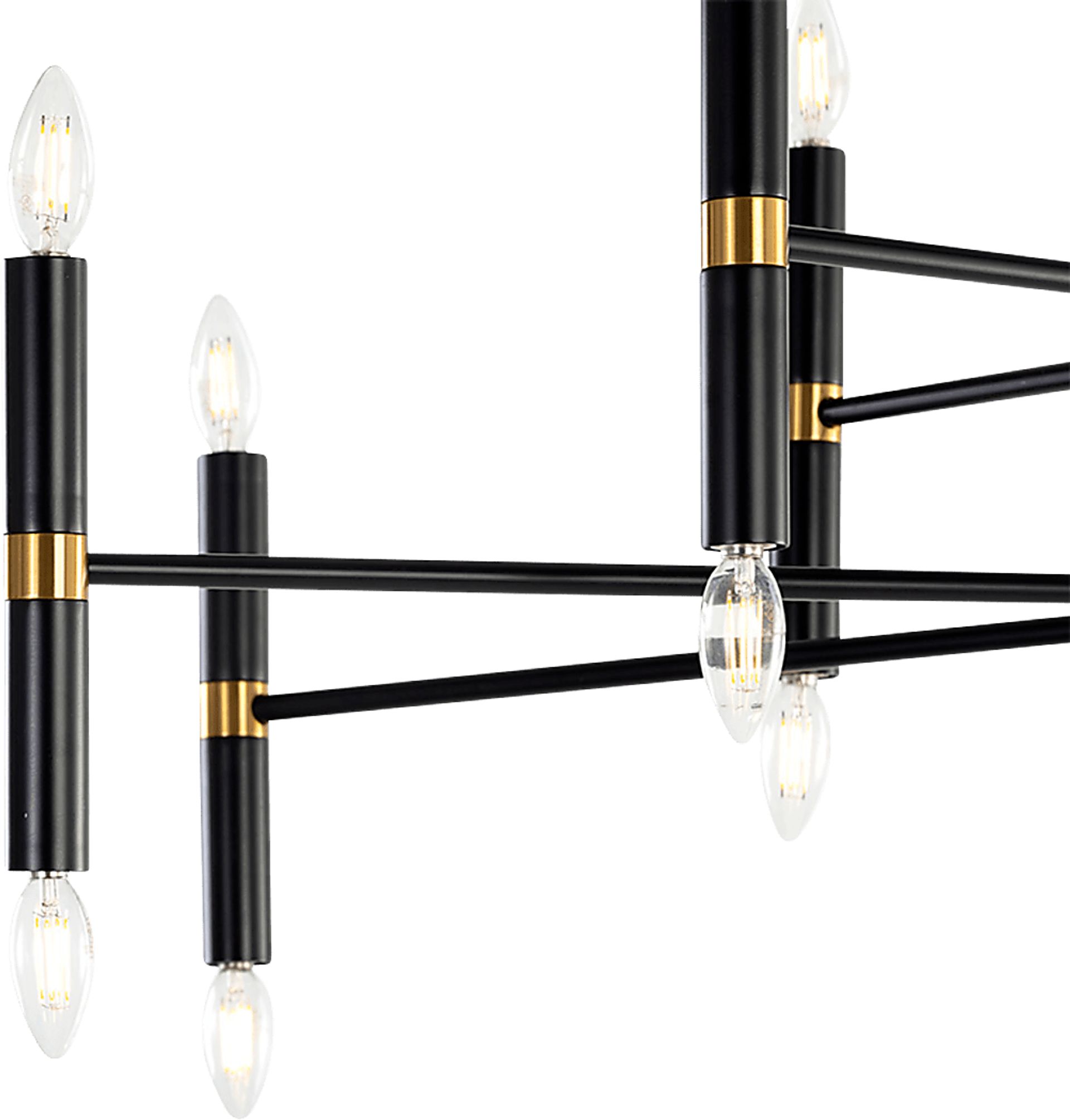 Geneva Bay Black Chandelier - Image 2