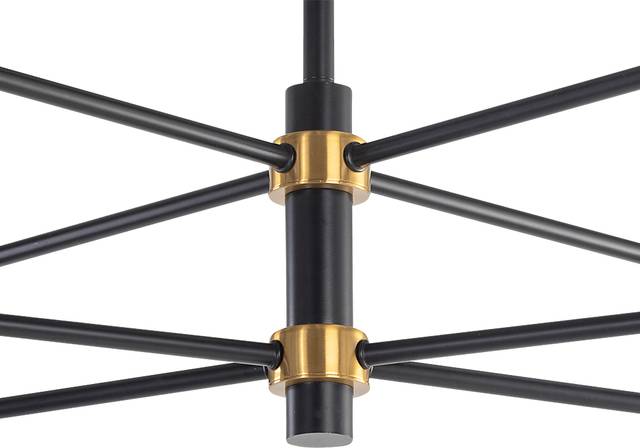 Geneva Bay Black Chandelier - Thumbnail - Image 3