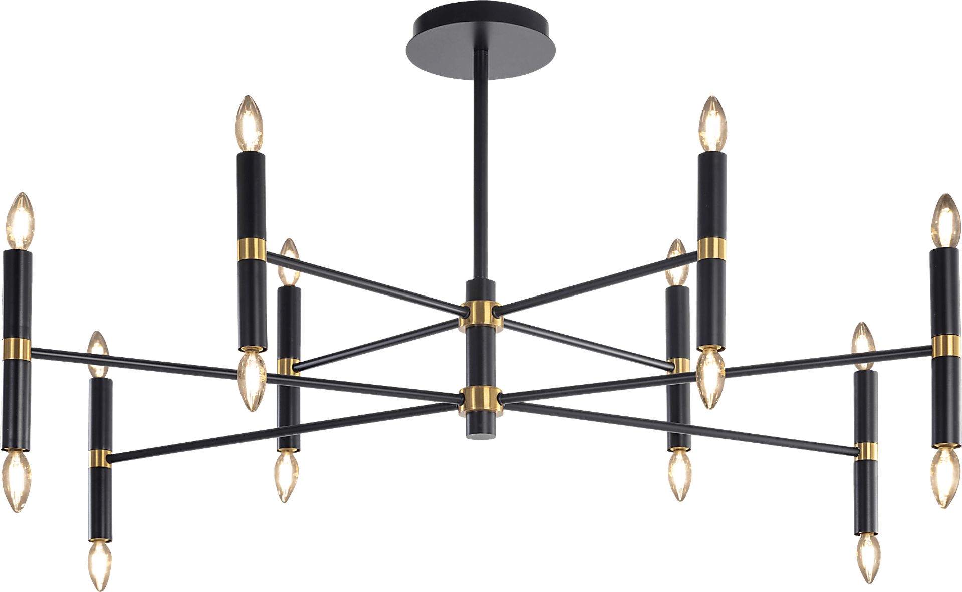 Geneva Bay Black Chandelier - Image 1