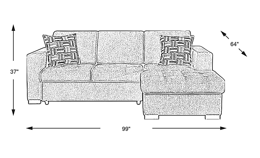 Geneva Sleeper Sectional