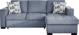 2 pc left arm chaise sleeper sectional