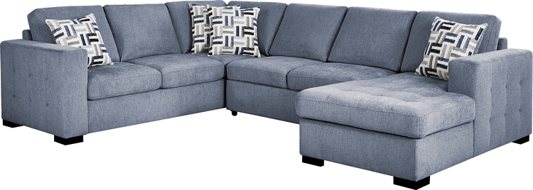3 pc raf storage sleeper sectional