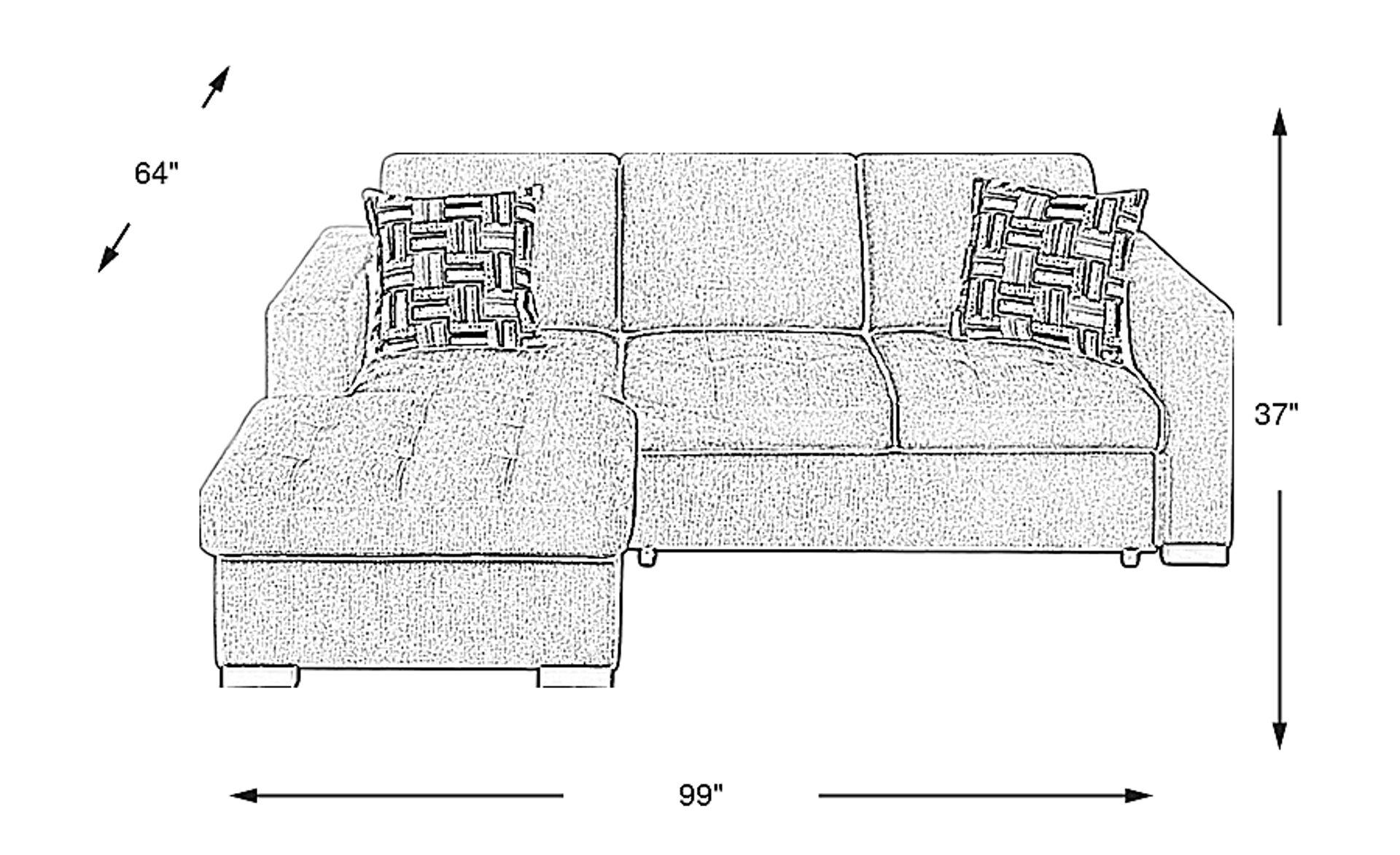 Dimension Image. Please refer to the Dimension Tab on this page for dimension details.