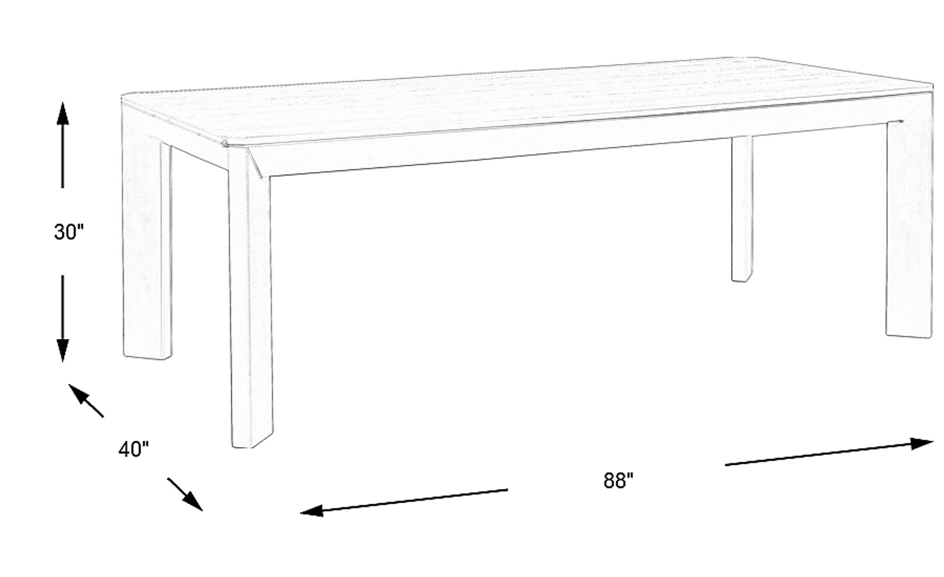 Dimension Image. Please refer to the Dimension Tab on this page for dimension details.