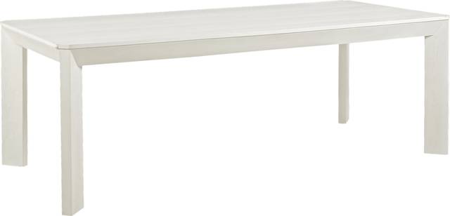 Geneva White Rectangle Dining Table - Thumbnail - Image 1