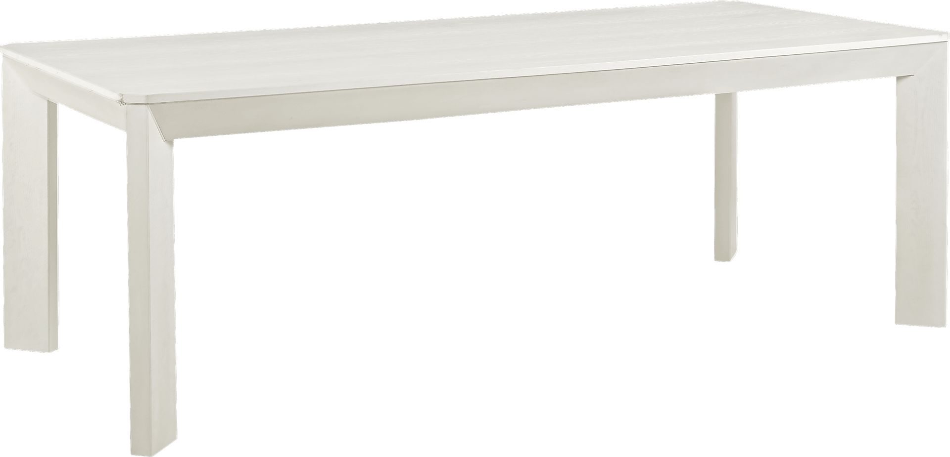 Geneva White Rectangle Dining Table - Image 1