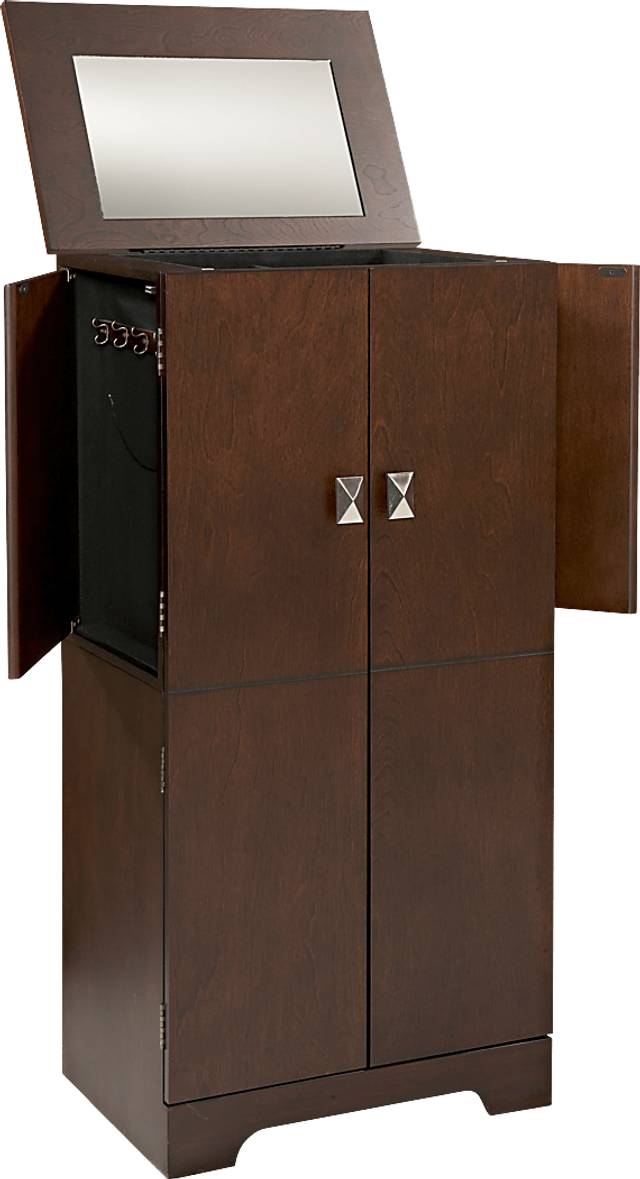 Genevra Espresso Jewelry Armoire - Thumbnail - Image 1