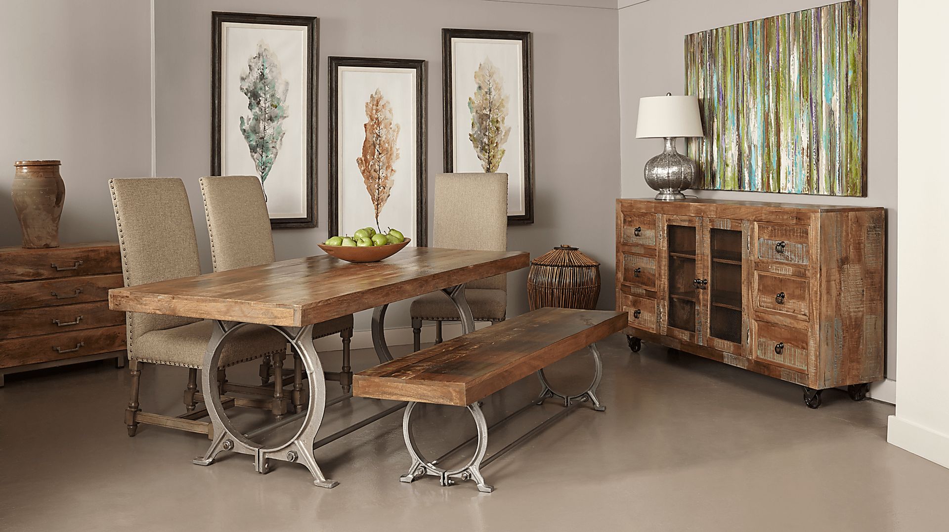 Genieva Brown Rectangle Dining Table - Image 2