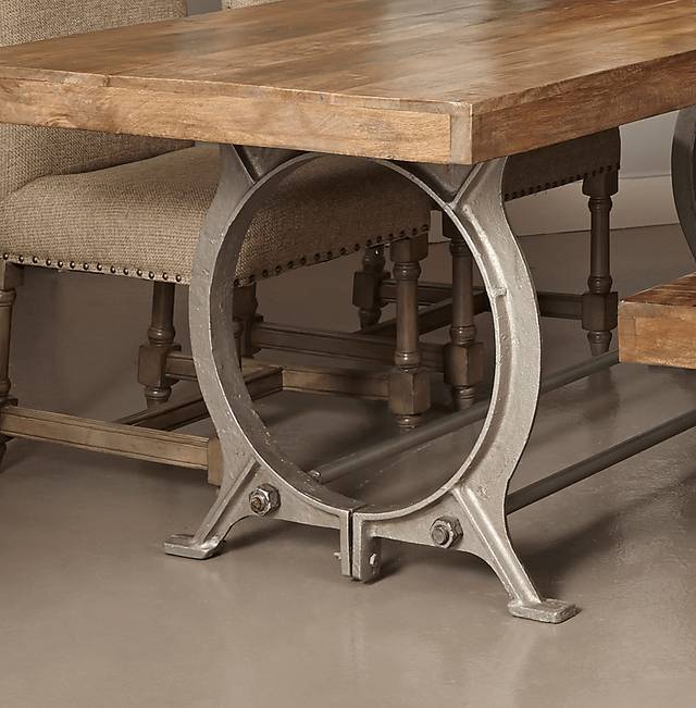 Genieva Brown Rectangle Dining Table - Thumbnail - Image 3