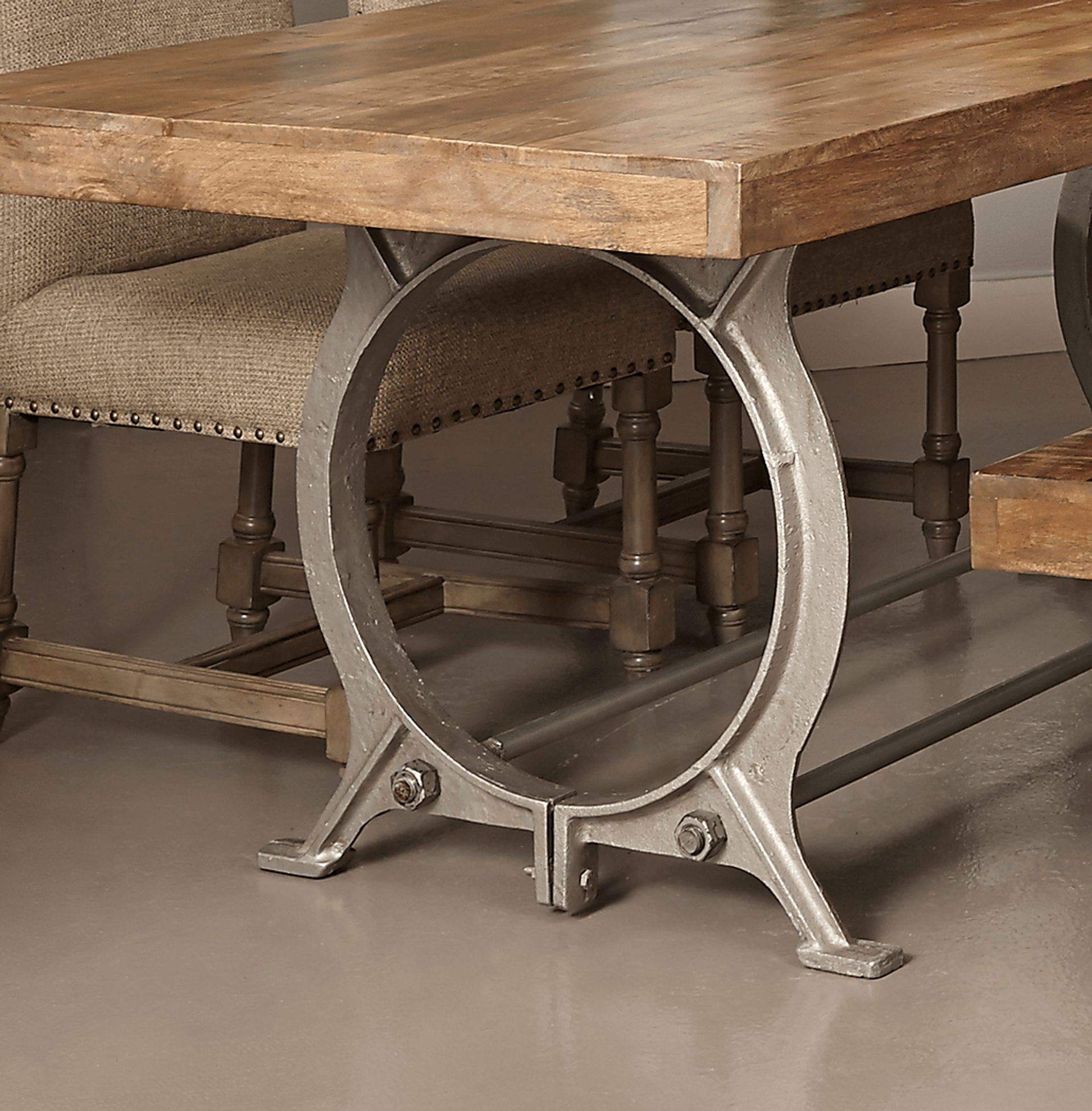Genieva Brown Rectangle Dining Table - Image 3