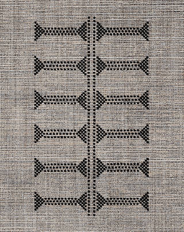 Genny Black 5'3 x 7'6 Rug - Thumbnail - Image 5