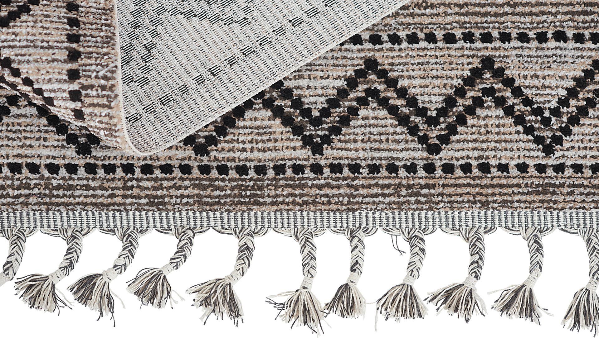 Genny Black 5'3 x 7'6 Rug - Image 8