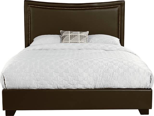 Genoa Brown 3 Pc Queen Bed - Thumbnail - Image 1