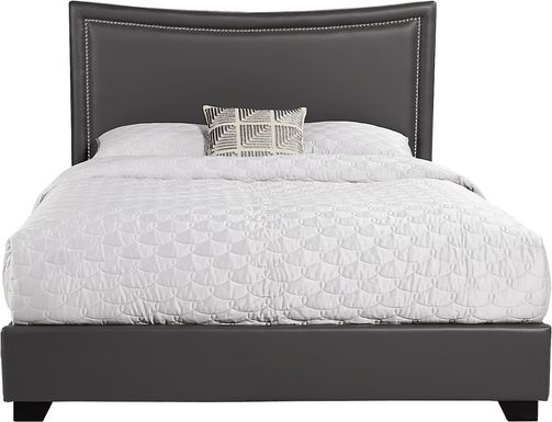 Genoa II Gray 3 Pc King Upholstered Bed