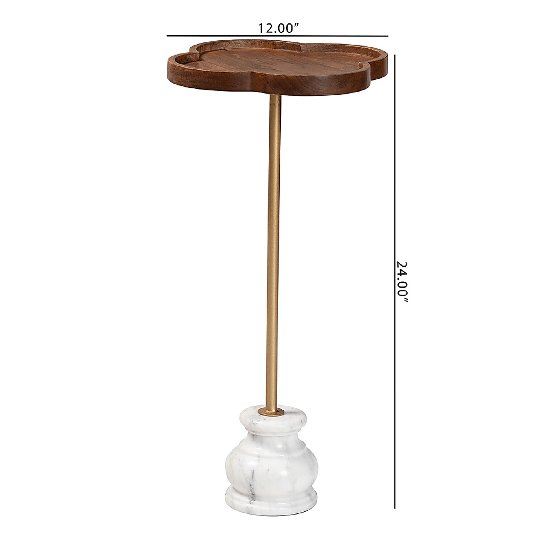 Genobu Brown/Gold Accent Table - Image 5