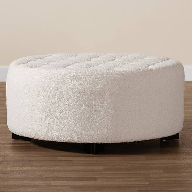 Genoply Ivory Ottoman - Thumbnail - Image 5