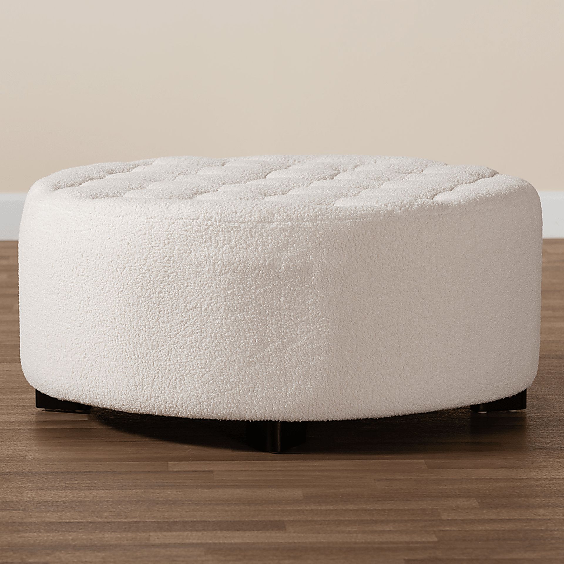Genoply Ivory Ottoman - Image 5