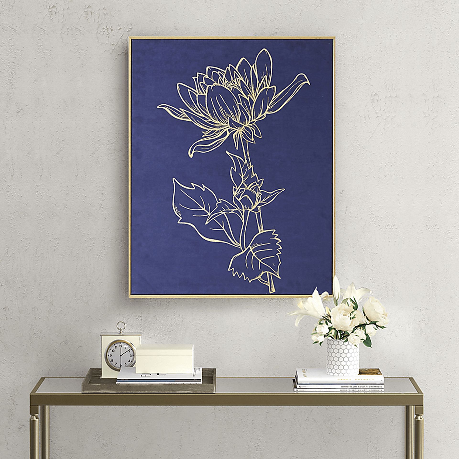 Gen's Lotus Navy Artwork - Image 2