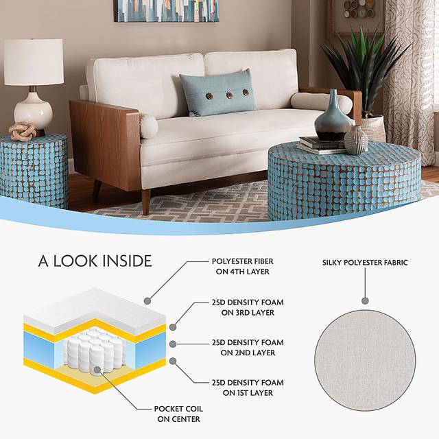 Gensemer Beige Sofa - Thumbnail - Image 9
